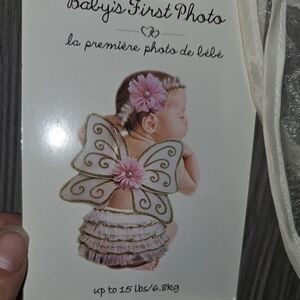 Baby Girls First Pictures Angel Wings Fairy Butterfly